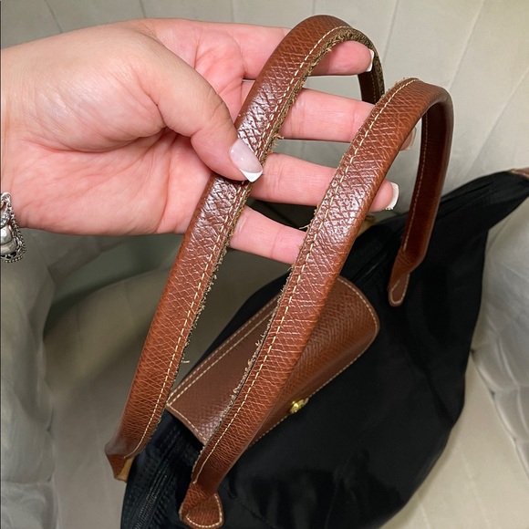 Large Black Longchamp Tote Bag - Picture 11 of 16